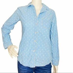 MADEWELL Polka Dot button Down Size XS